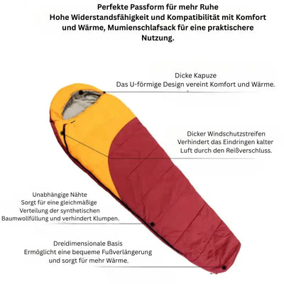 Bushcraft Schlafsack Winter