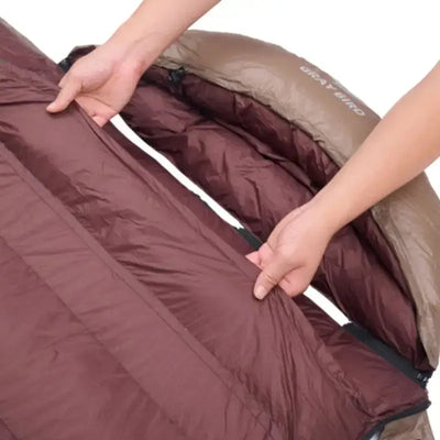 Daunenschlafsack 5 grad komfort