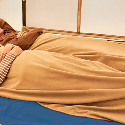 Fleece inlett für schlafsack