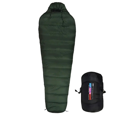 Mumienschlafsack winter